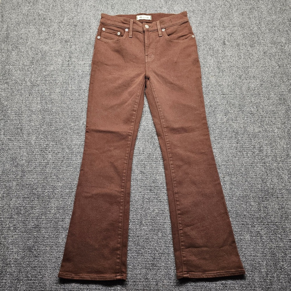 Madwell Mid-Rise Kick Out Jeans Brown Flare Leg Size 26 CKP481505814